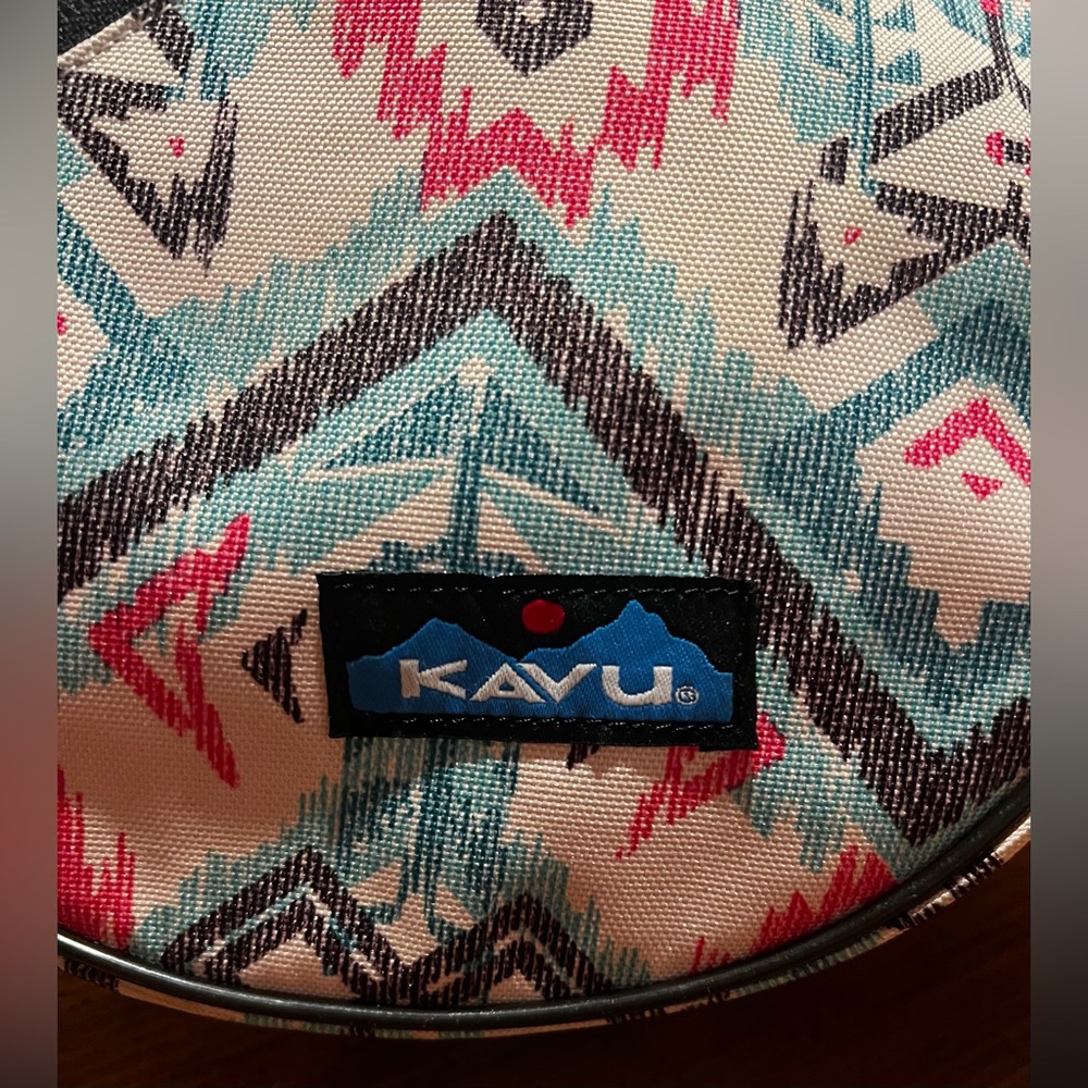 KAVU Rope Sling Bag Aztec Southwestern Geometric Print Crossbody Backpack NWOT - Picture 11 of 16